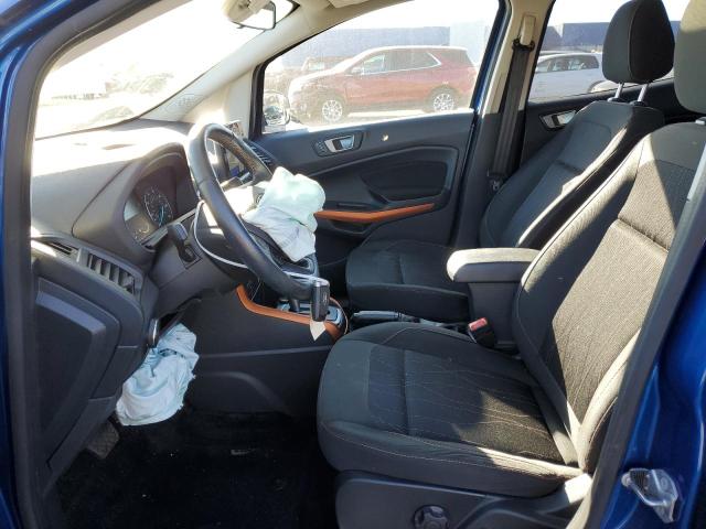 MAJ6S3GL8MC431279 - 2021 FORD ECOSPORT SE BLUE photo 7