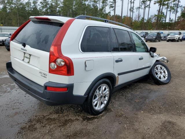 YV1CZ91HX41130535 - 2004 VOLVO XC90 T6 WHITE photo 3