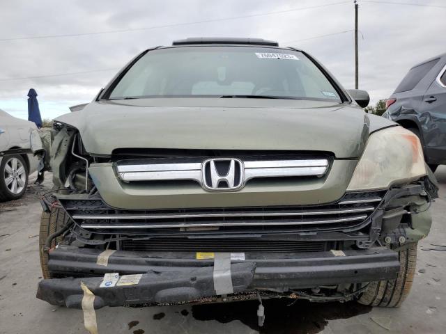 JHLRE38738C025998 - 2008 HONDA CR-V EXL GREEN photo 5