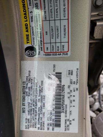 3FAHP0HA9AR129096 - 2010 FORD FUSION SE GOLD photo 13