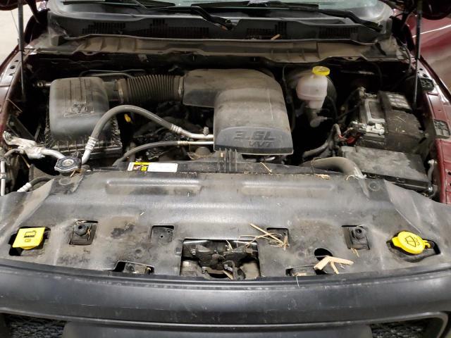 1C6RR7GG3NS247556 - 2022 RAM 1500 CLASS SLT 栗色 照片 11