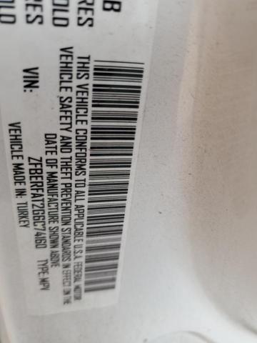 ZFBERFAT2G6C74160 - 2016 RAM PROMASTER WHITE photo 13