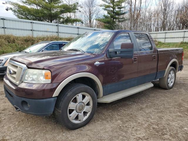 1FTPW14V68KD34039 - 2008 FORD F150 SUPERCREW BURGUNDY photo 1