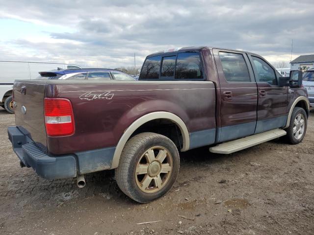 1FTPW14V68KD34039 - 2008 FORD F150 SUPERCREW BURGUNDY photo 3