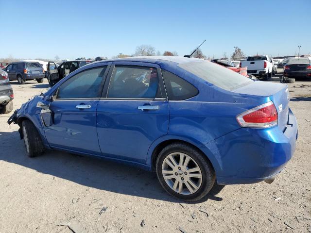 1FAHP3HN6AW116923 - 2010 FORD FOCUS SEL BLUE photo 2