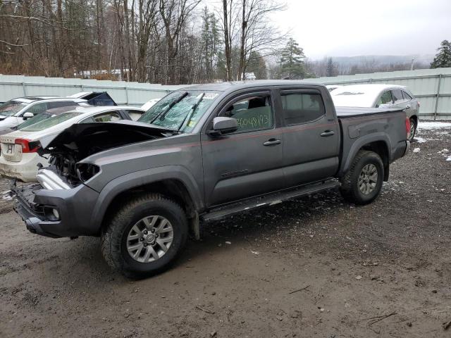 3TMCZ5AN4JM162559 - 2018 TOYOTA TACOMA DOUBLE CAB CHARCOAL photo 1