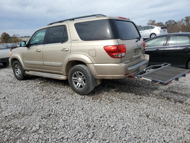 5TDZT38A65S254703 - 2005 TOYOTA SEQUOIA LIMITED TAN photo 2