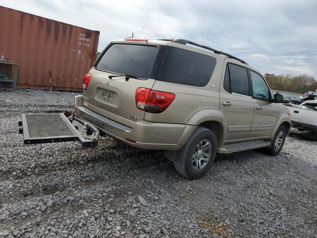 5TDZT38A65S254703 - 2005 TOYOTA SEQUOIA LIMITED TAN photo 3