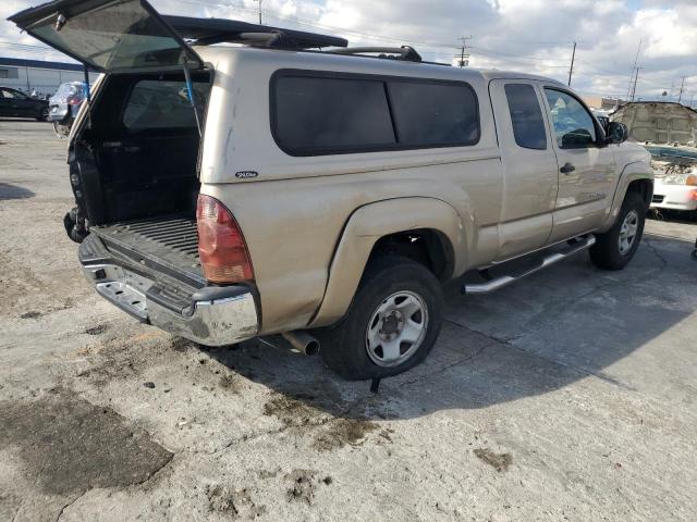 5TETU62N35Z132299 - 2005 TOYOTA TACOMA PRERUNNER ACCESS CAB TAN photo 3