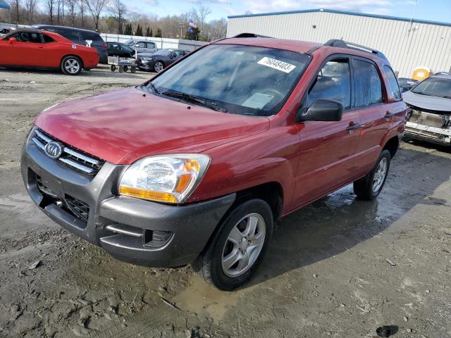 KNDJF724677418219 - 2007 KIA SPORTAGE LX RED photo 1