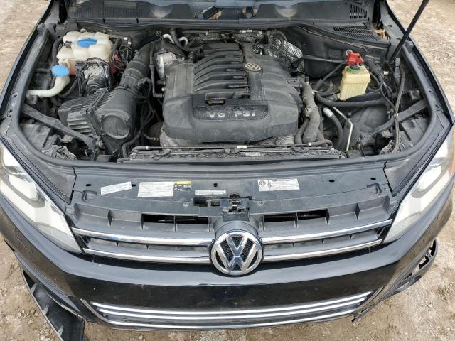 WVGEF9BP2ED001052 - 2014 VOLKSWAGEN TOUAREG V6 BLACK photo 12