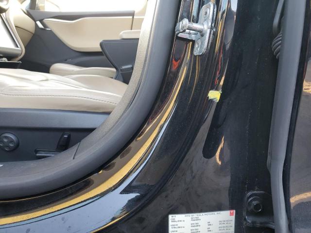5YJSA1E27FF101911 - 2015 TESLA MODEL S BLACK photo 12