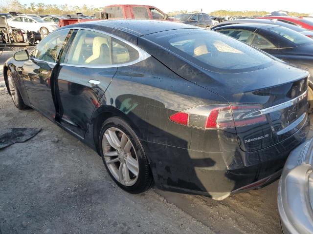 5YJSA1E27FF101911 - 2015 TESLA MODEL S BLACK photo 2
