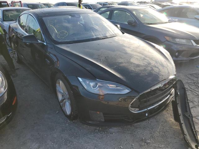 5YJSA1E27FF101911 - 2015 TESLA MODEL S BLACK photo 4