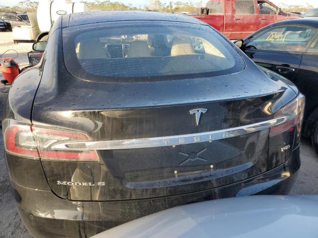 5YJSA1E27FF101911 - 2015 TESLA MODEL S BLACK photo 6