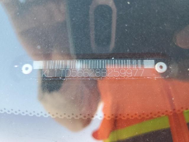 KL1TD56628B259977 - 2008 CHEVROLET AVEO BASE Սպիտակ լուսանկար 13