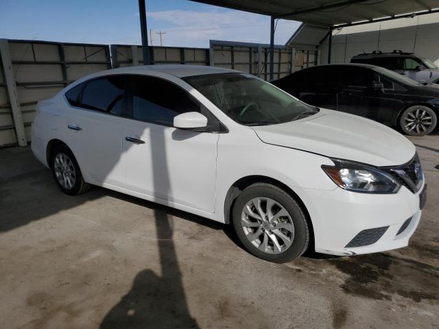 3N1AB7AP6KY355771 - 2019 NISSAN SENTRA S WHITE photo 4