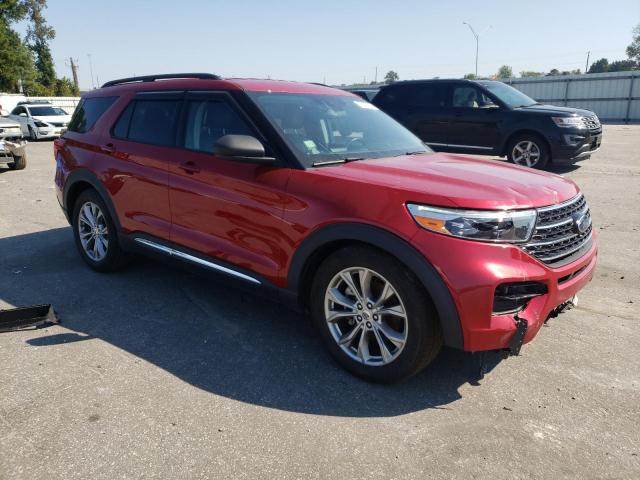 1FMSK7DH1MGA91770 - 2021 FORD EXPLORER XLT RED photo 4