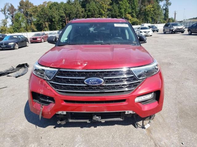 1FMSK7DH1MGA91770 - 2021 FORD EXPLORER XLT RED photo 5