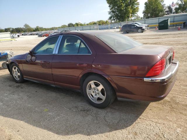 1LNHM87A3YY835801 - 2000 LINCOLN LS MAROON photo 2