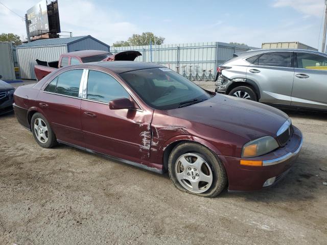 1LNHM87A3YY835801 - 2000 LINCOLN LS MAROON photo 4