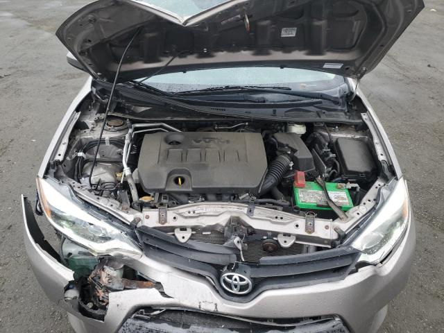 5YFBURHE0FP182945 - 2015 TOYOTA COROLLA L GRAY photo 11