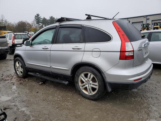 5J6RE4H72AL036476 - 2010 HONDA CR-V EXL SILVER photo 2