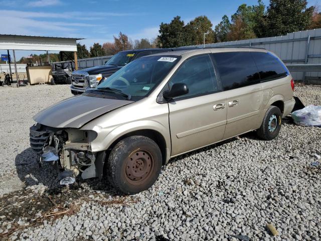 2A4GP44R47R133381 - 2007 CHRYSLER TOWN & COU LX TAN photo 1