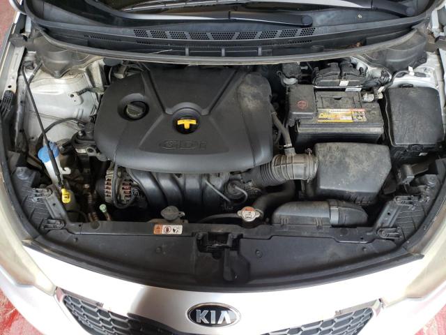 KNAFZ4A88G5505256 - 2016 KIA FORTE EX SILVER photo 11