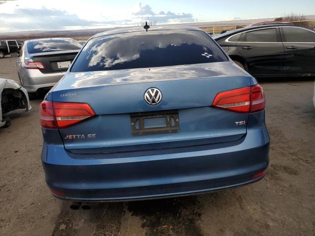 3VWD17AJ1FM325693 - 2015 VOLKSWAGEN JETTA SE BLUE photo 6