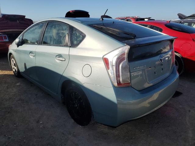 JTDKN3DU8F1927520 - 2015 TOYOTA PRIUS TEAL photo 2