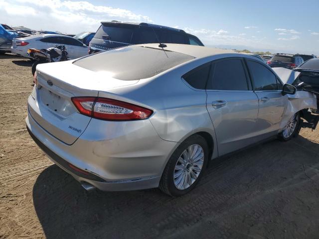 3FA6P0UU5GR156764 - 2016 FORD FUSION S HYBRID SILVER photo 3