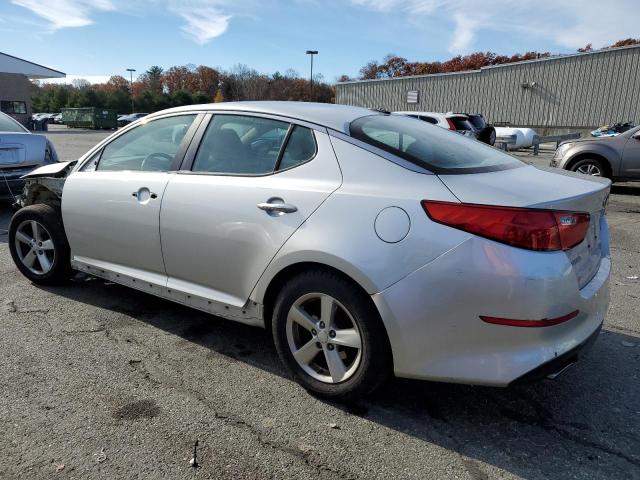 KNAGM4A78E5499238 - 2014 KIA OPTIMA LX SILVER photo 2