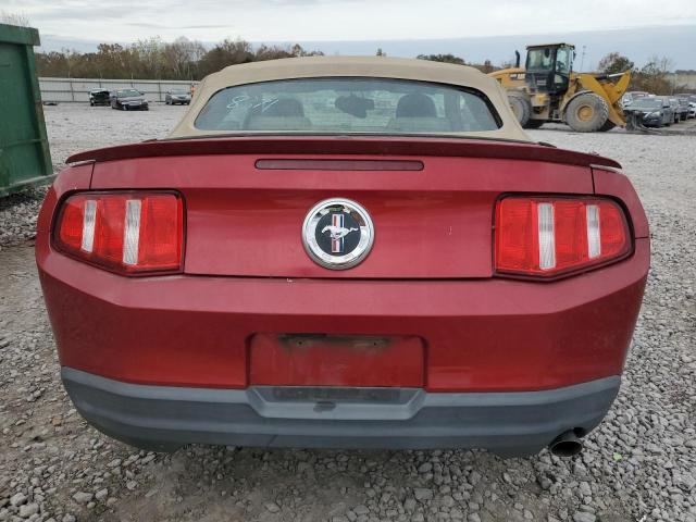 1ZVBP8EN0A5178371 - 2010 FORD MUSTANG BURGUNDY photo 6