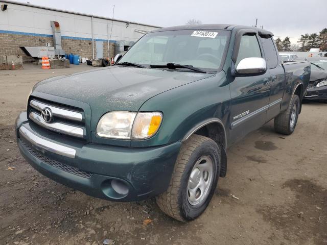5TBBN44133S337728 - 2003 TOYOTA TUNDRA ACCESS CAB SR5 GREEN photo 1
