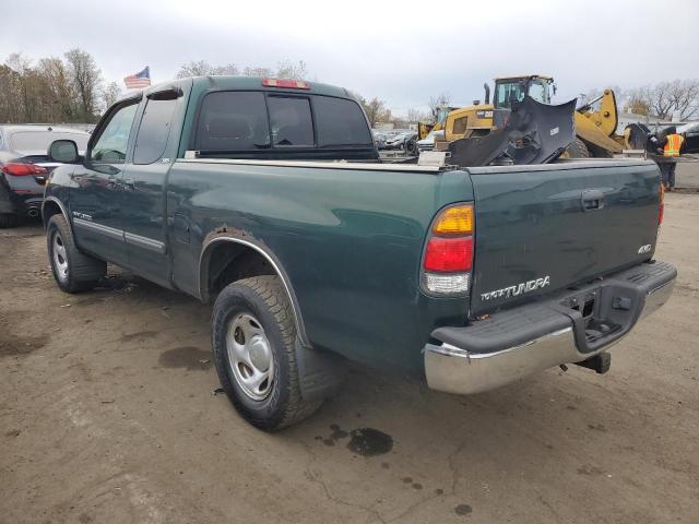 5TBBN44133S337728 - 2003 TOYOTA TUNDRA ACCESS CAB SR5 GREEN photo 2