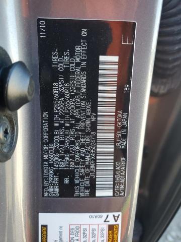 JTJBM7FX4B5024718 - 2011 LEXUS GX 460 GRAY photo 14