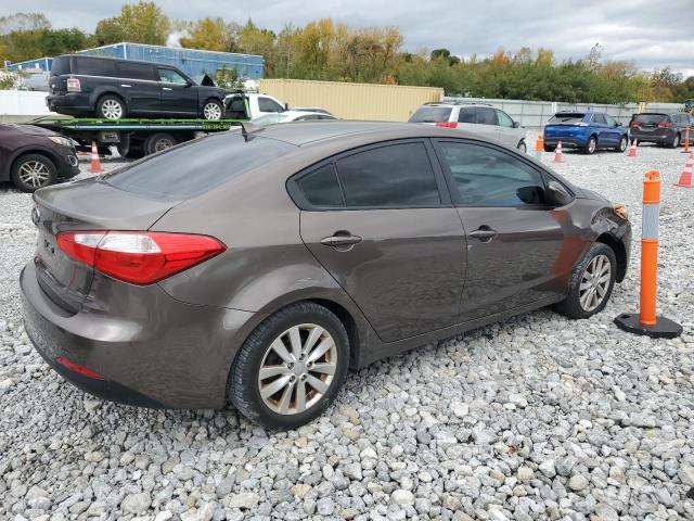 KNAFX4A64E5212472 - 2014 KIA FORTE LX BROWN photo 3