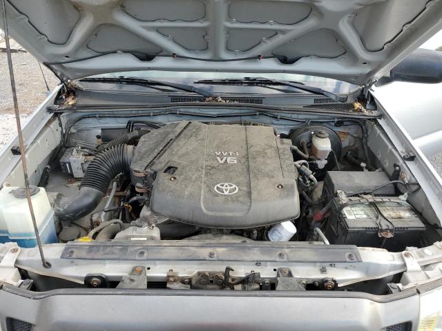 5TEUU42N45Z045052 - 2005 TOYOTA TACOMA ACCESS CAB ვერცხლისფერი ფოტო 11