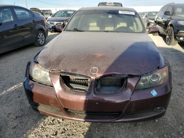 WBAVB13536KX66960 - 2006 BMW 325 I MAROON photo 5