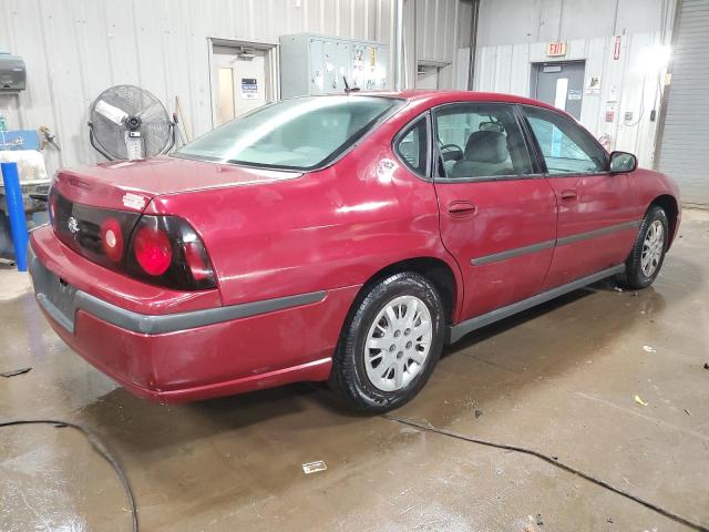 2G1WF52E159243272 - 2005 CHEVROLET IMPALA BURGUNDY photo 3