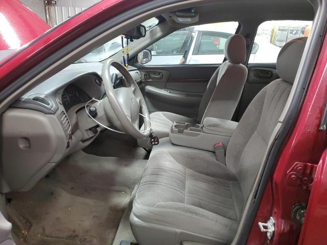 2G1WF52E159243272 - 2005 CHEVROLET IMPALA BURGUNDY photo 7