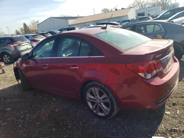 1G1PH5SC2C7158596 - 2012 CHEVROLET CRUZE LTZ RED photo 2