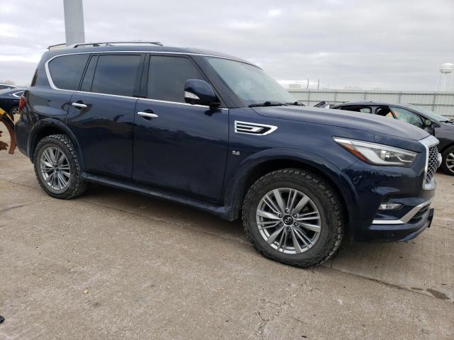 JN8AZ2NE5L9251630 - 2020 INFINITI QX80 LUXE BLUE photo 4