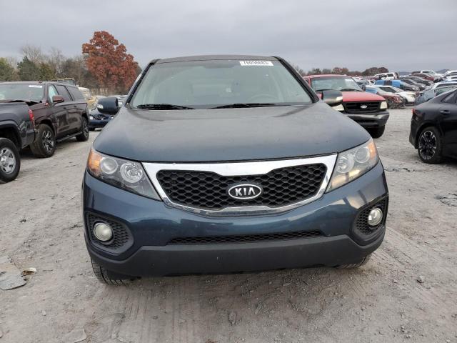 5XYKU4A20BG003756 - 2011 KIA SORENTO EX BLUE photo 5