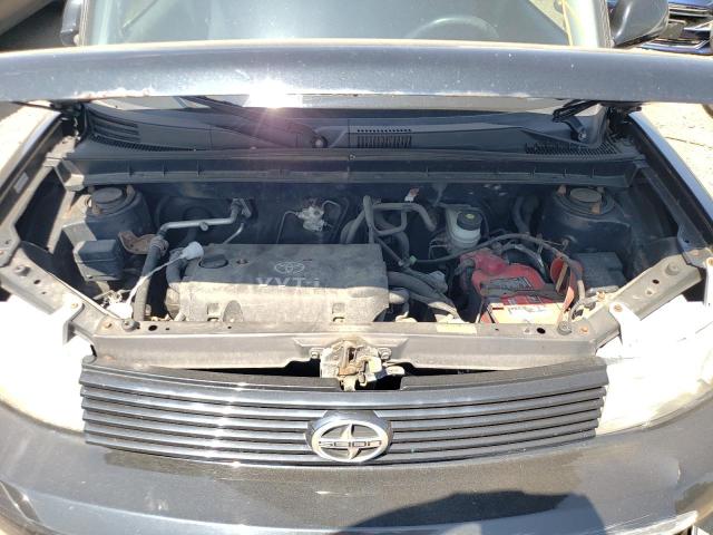 JTLKT324750174287 - 2005 TOYOTA SCION XB BLACK photo 11