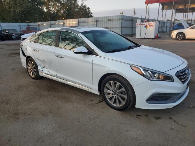 5NPE34AF6HH502629 - 2017 HYUNDAI SONATA SPORT WHITE photo 4