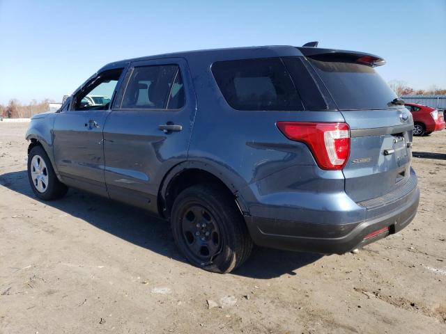 1FM5K8AR2JGA60152 - 2018 FORD EXPLORER POLICE INTERCEPTOR Blau Foto 2