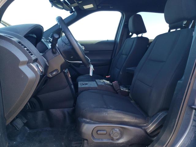 1FM5K8AR2JGA60152 - 2018 FORD EXPLORER POLICE INTERCEPTOR Blau Foto 7