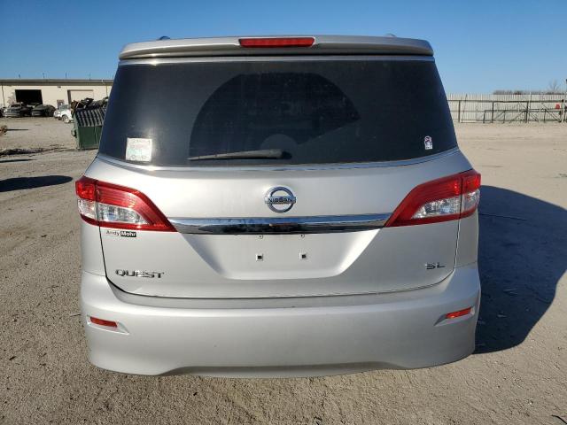 JN8AE2KP9F9132503 - 2015 NISSAN QUEST S SILVER photo 6